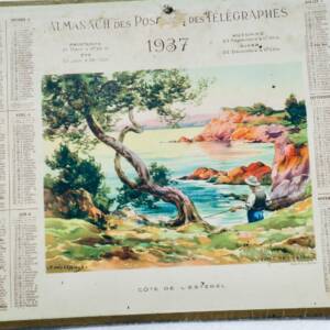Almanach des postes et des télégraphes 1934 à 1937 lot et Garonne