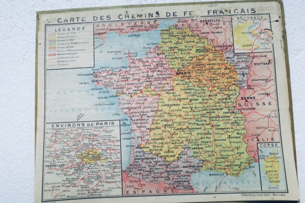 Französischer Postalmanach 1934-1937 Lot-et-Garonne