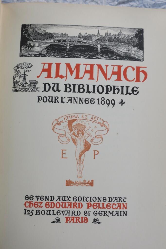 Bibliophilen-Almanach 1899