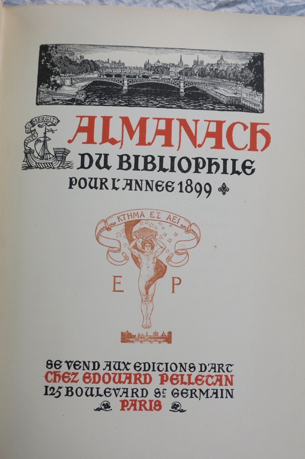 1899 Bibliophile’s Almanac – Image 10