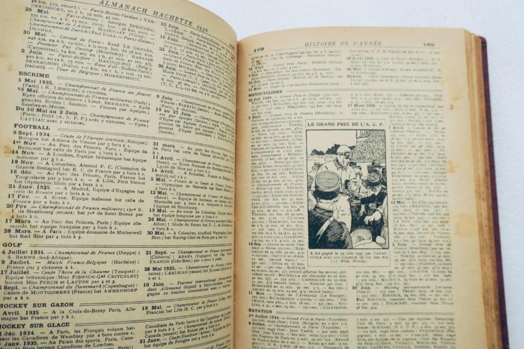 1936 Hachette Almanac: Practical Life Guide