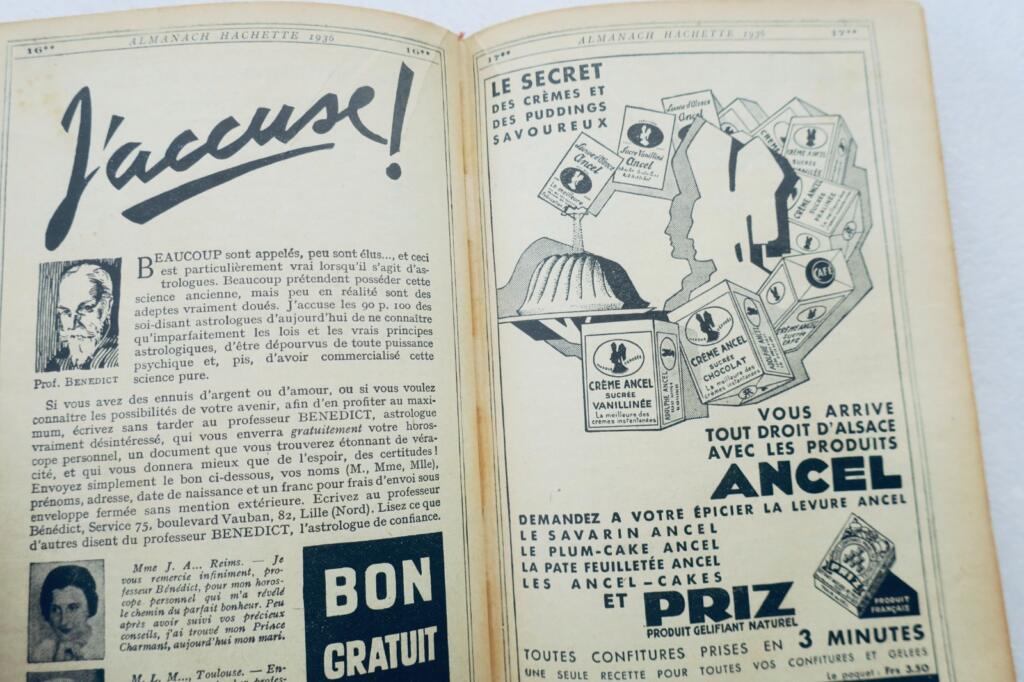 1936 Hachette Almanac: Practical Life Guide