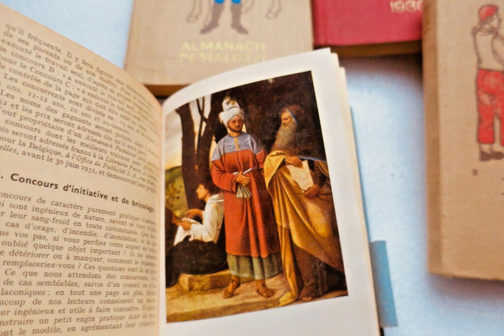 ALMANACH PESTALOZZI AGENDA DE POCHE DES ECOLIERS SUISSES