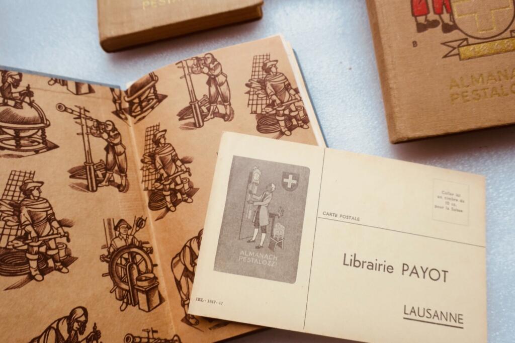 ALMANACH PESTALOZZI AGENDA DE POCHE DES ECOLIERS SUISSES