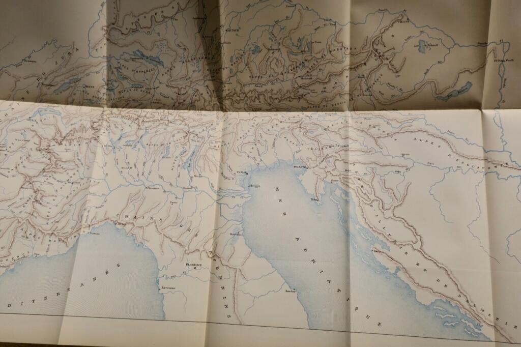Man facing the Alps: geological and historical study