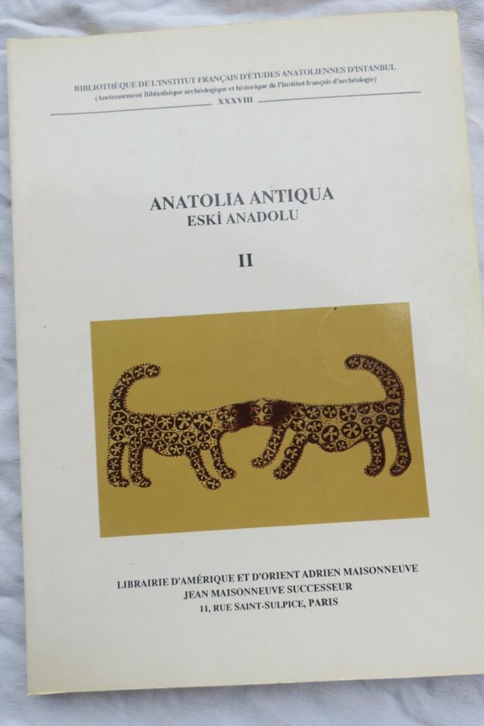 Anatolia Antiqua: Ancient Anatolian Studies Vol. 2