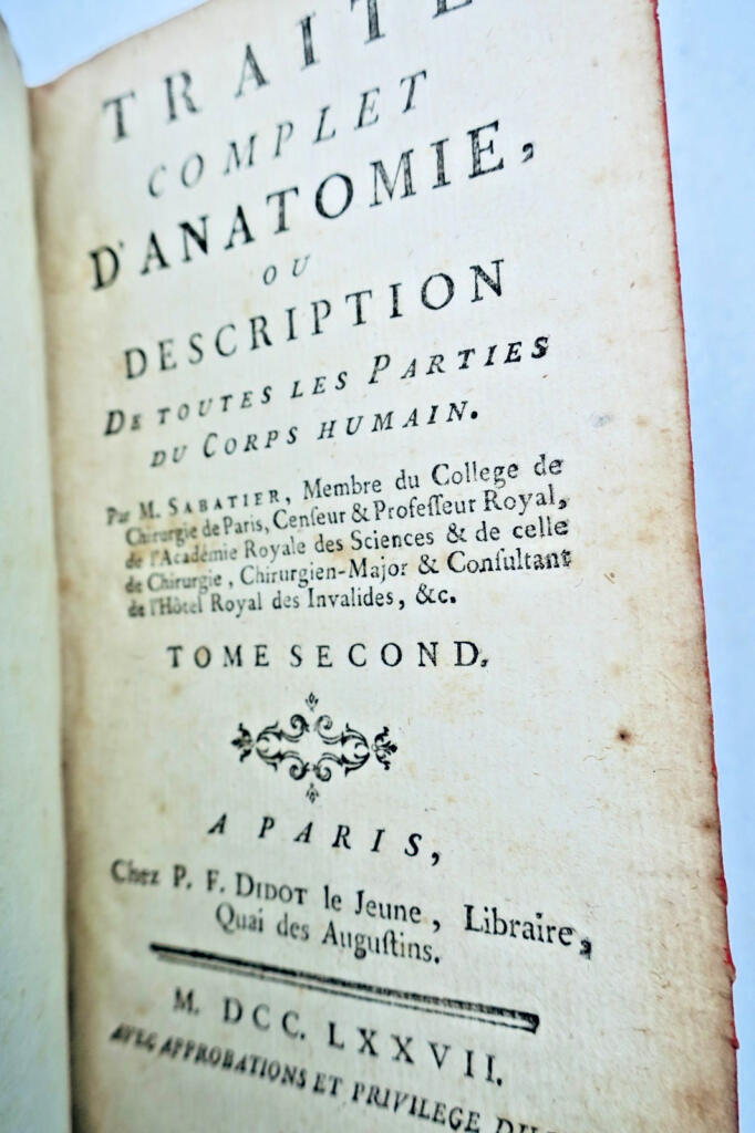 Vollständiger Anatomie-Traktat von 1777