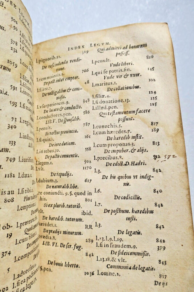 Cujas' Classical Legal Observations and Emendations