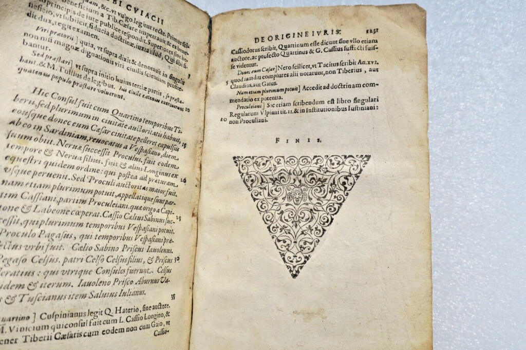 Cujas' Classical Legal Observations and Emendations