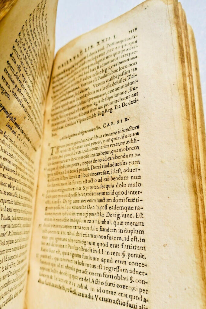Cujas' Classical Legal Observations and Emendations