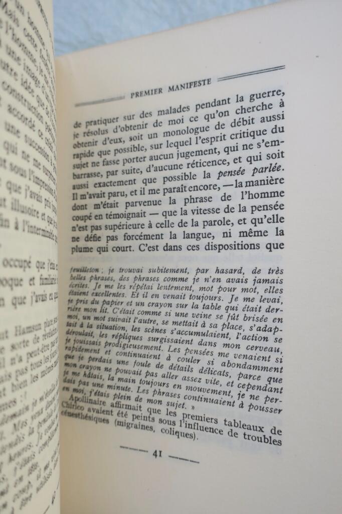 Surrealism Manifestos and Prolegomena