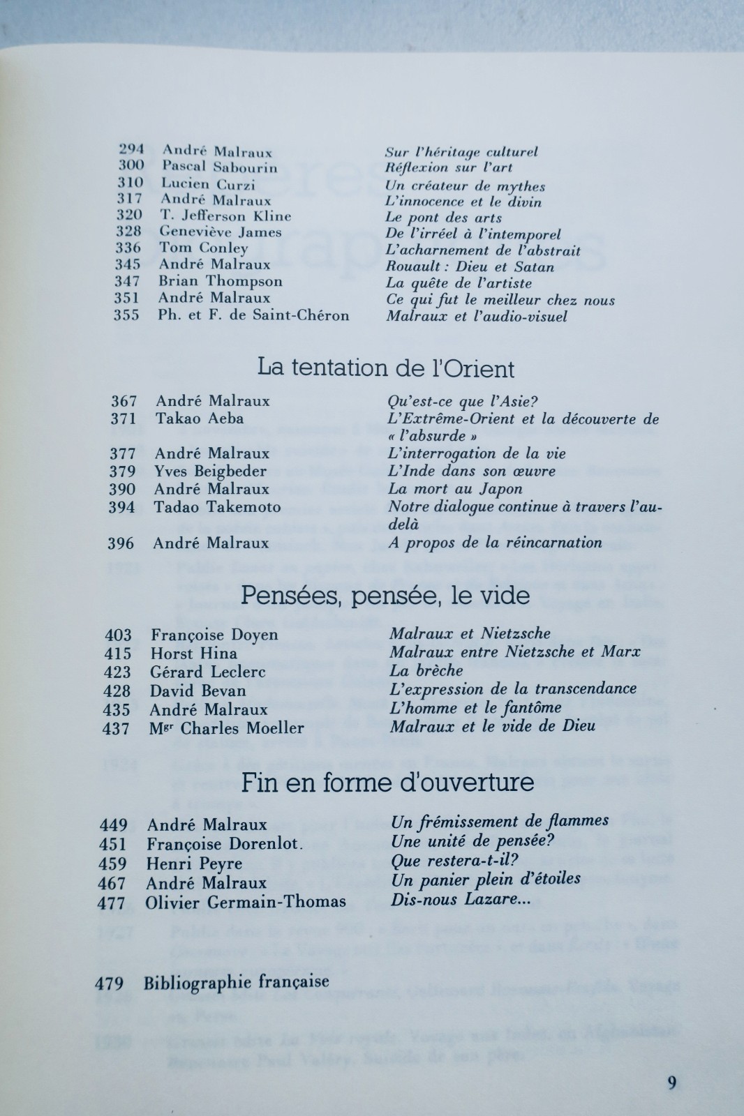 André Malraux. Cahiers de l’Herne 43 - La Librairie Antique