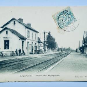 Angerville gare des voyageurs 1905