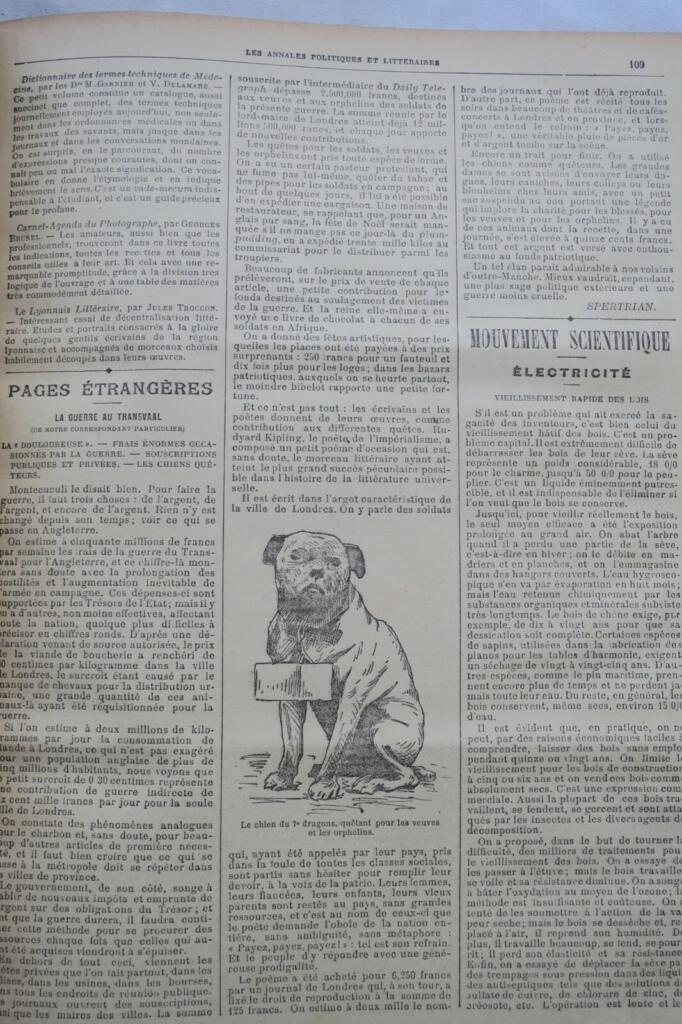 Political and Literary Chronicle 1900 First Half