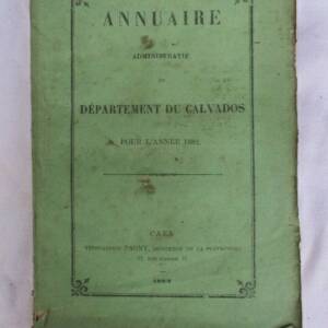 Annuaire administratif du département du Calvados 1882