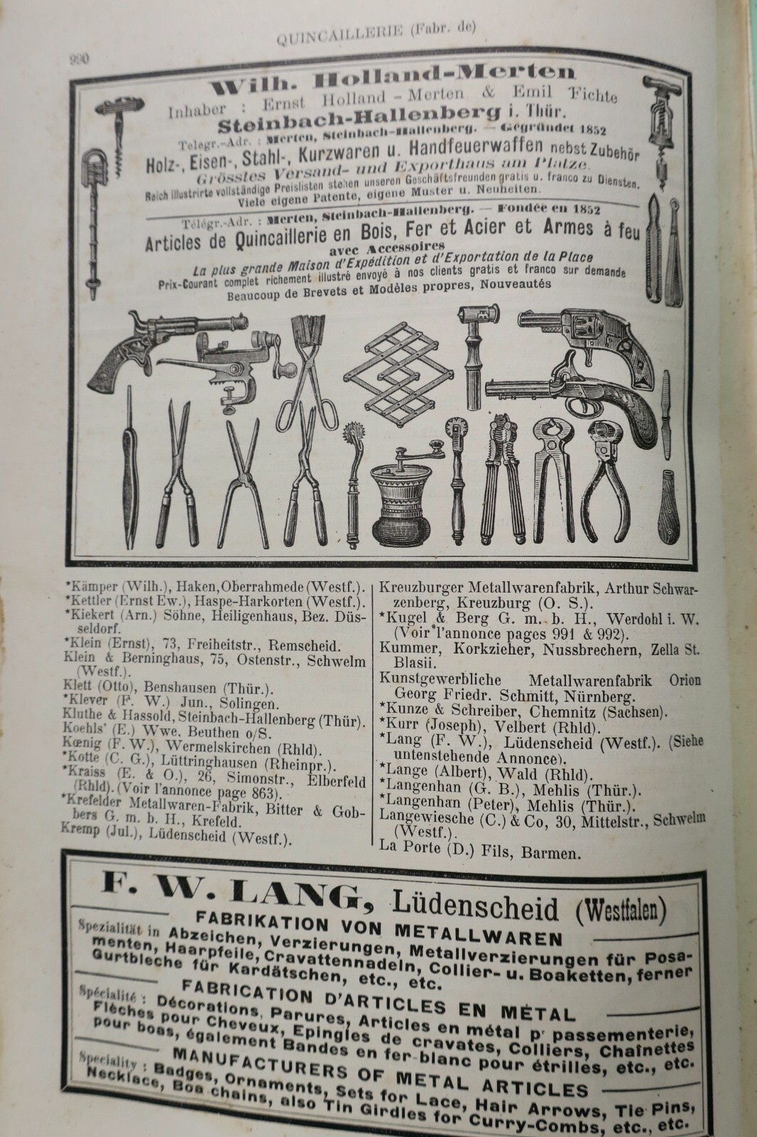 1905年 ハードウェアと金属の年鑑 - Image 9