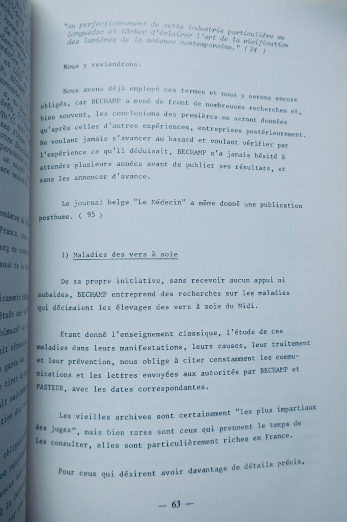 Das Leben und die Ideen des Wissenschaftlers Antoine Béchamp