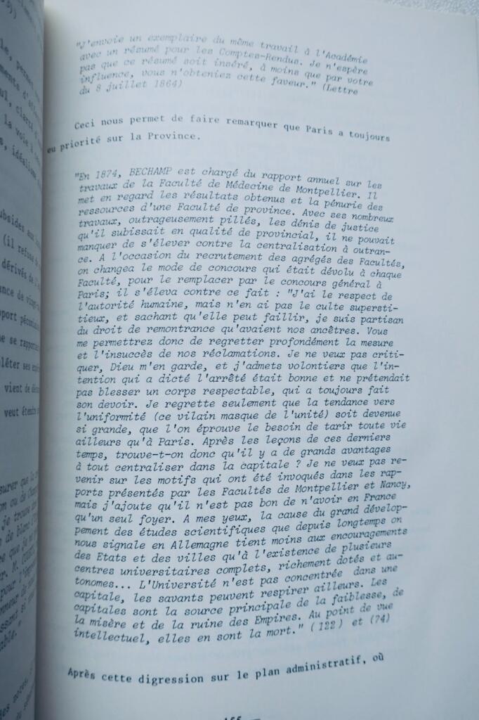 Das Leben und die Ideen des Wissenschaftlers Antoine Béchamp