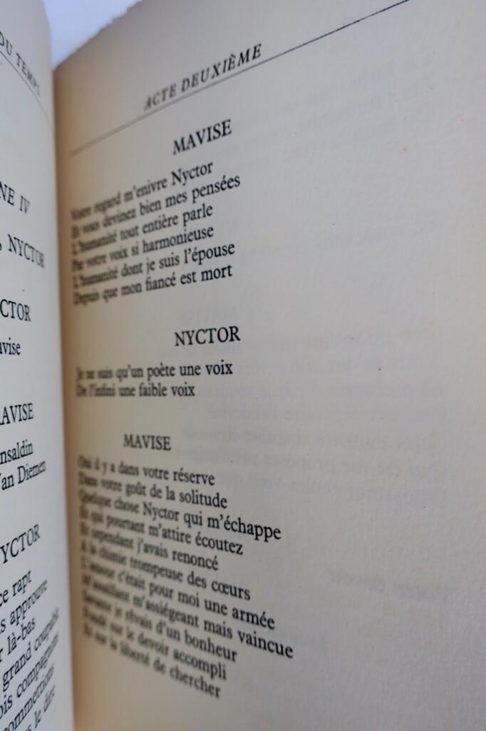 Poetic drama in verse by Apollinaire
