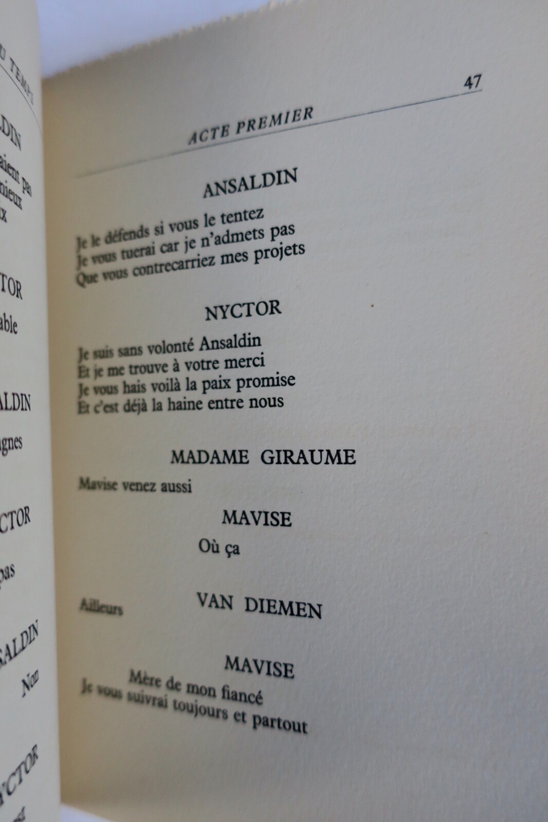 APOLLINAIRE Couleur du temps : Drame en 3 actes / pur chiffon nté – Image 3
