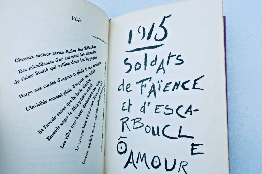 Apollinaire, Guillaume Calligrammes : Poèmes de la paix de la guerre