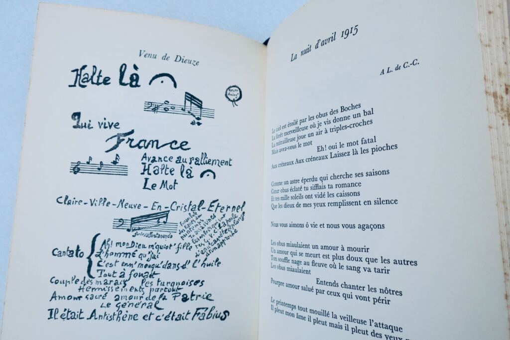 Apollinaire, Guillaume Calligrammes : Poèmes de la paix de la guerre