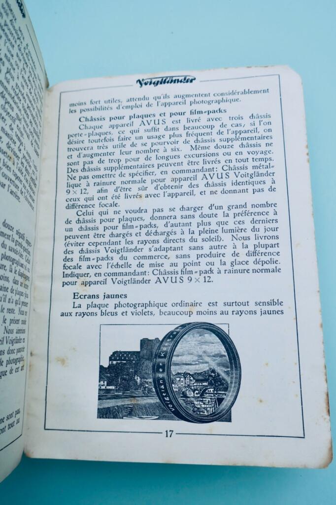 Voigtländer Universal 9x12 Camera Manual