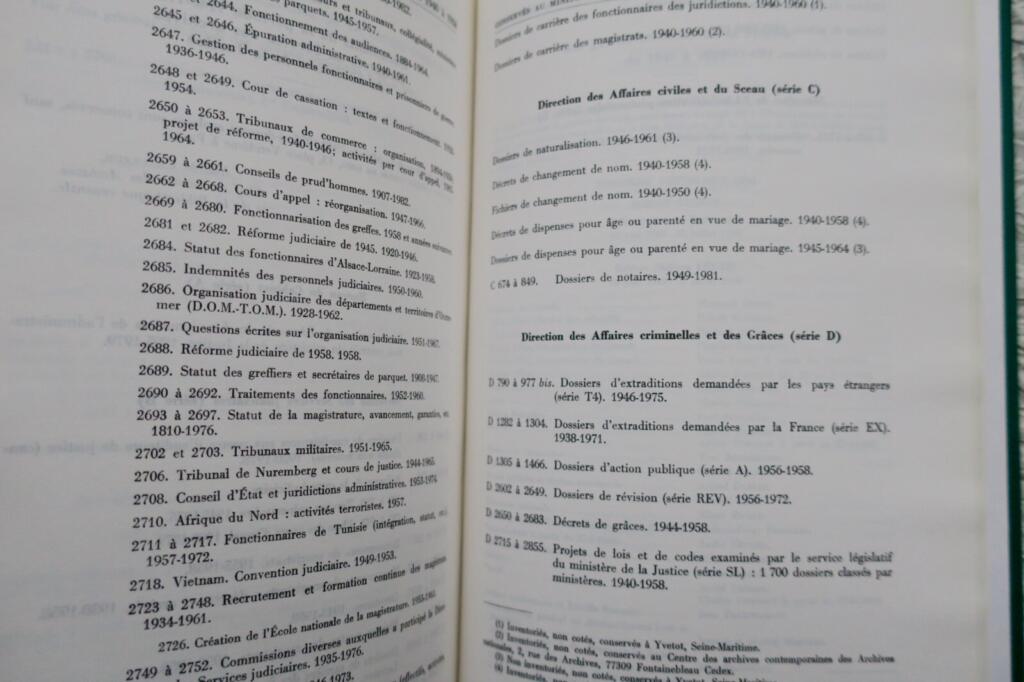 Archives nationales : état général des fonds