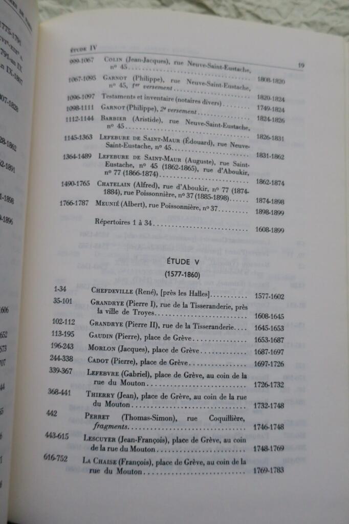 Archives nationales : état général des fonds