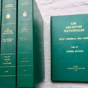 Archives nationales : état général des fonds