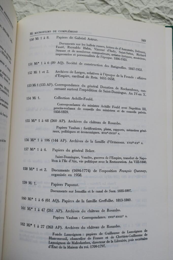 Archives nationales : état général des fonds