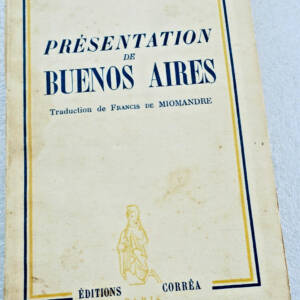 Argentine AmorimPrésentation de Buenos Aires 1938