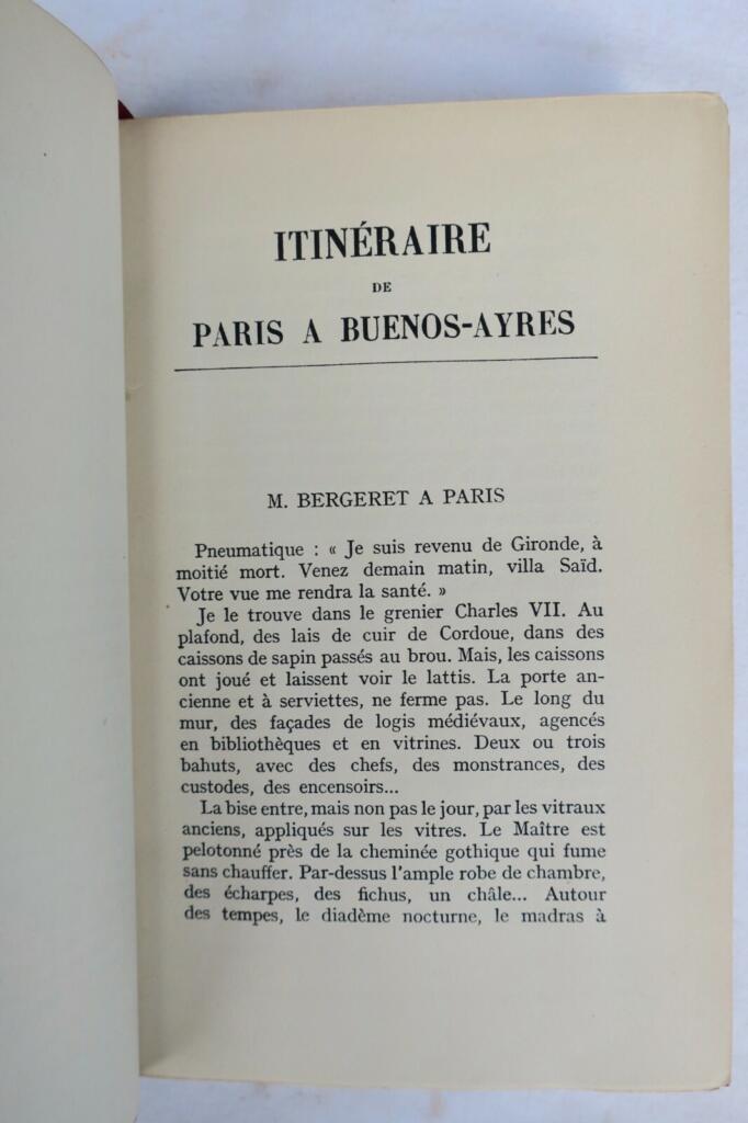 Reise von Paris nach Buenos Aires