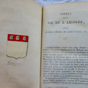 ARIOSTE TRESSAN ROLAND FURIEUX 1846