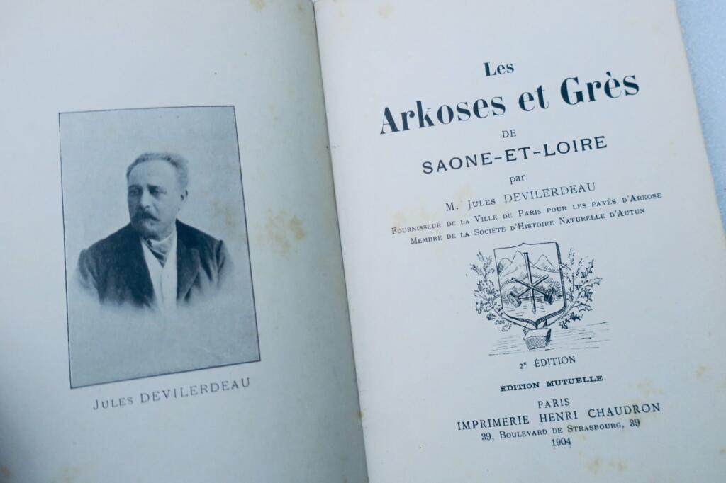 Arkoses et grès de Saone et Loire 1904 Devilerdeau