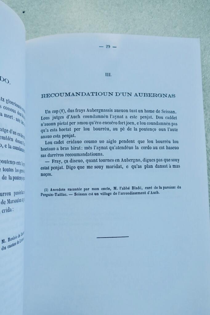 Folk tales and proverbs from Armagnac