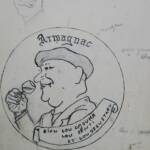 Original Armagnac sketchbook drawings