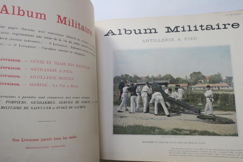 Military album featuring soldier life scenes