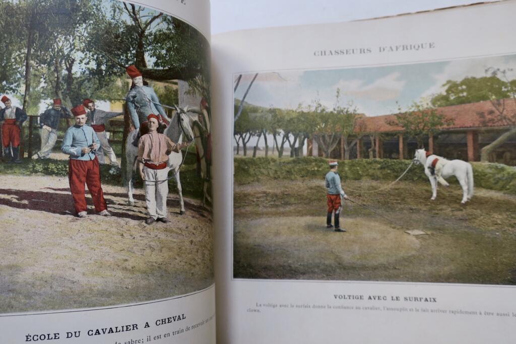 Military album featuring soldier life scenes