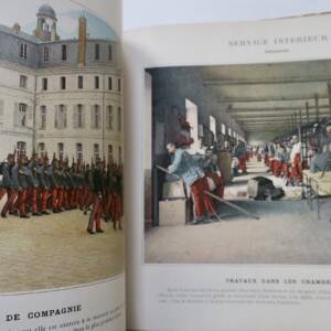 ARMEE ALBUM MILITAIRE photos couleurs 1899 figaro