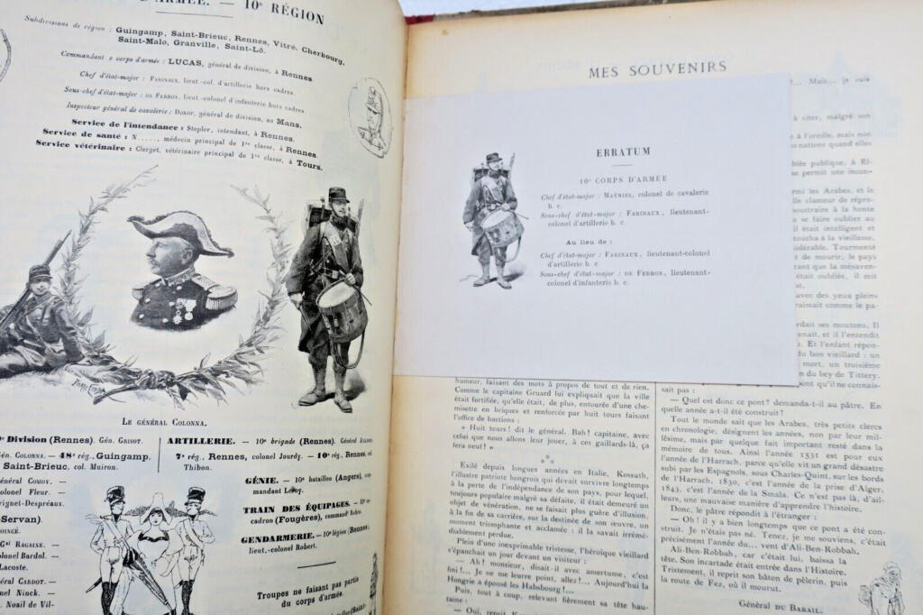French Military Directory 1898