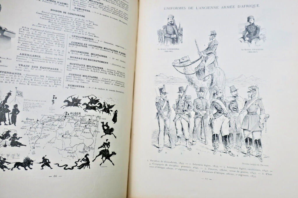 Französisches Armeejahrbuch 1902–1906 mit Widmungen