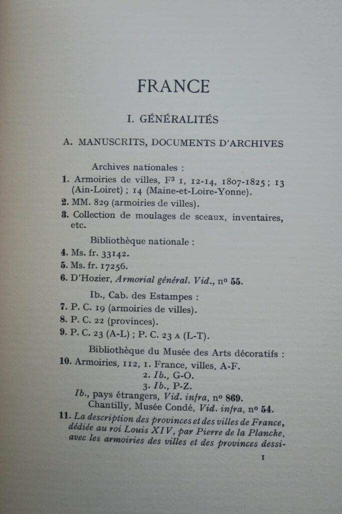 Bibliografischer Leitfaden zu Wappenwerken