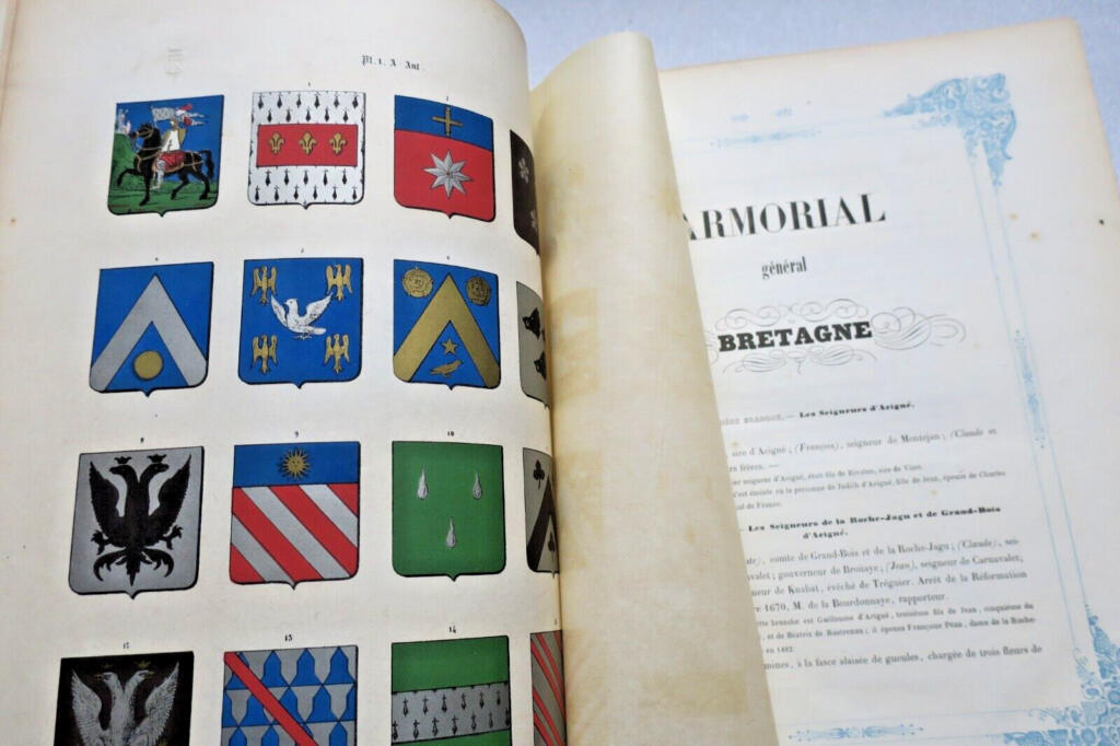 Heraldic register of Breton nobility 1668-1830
