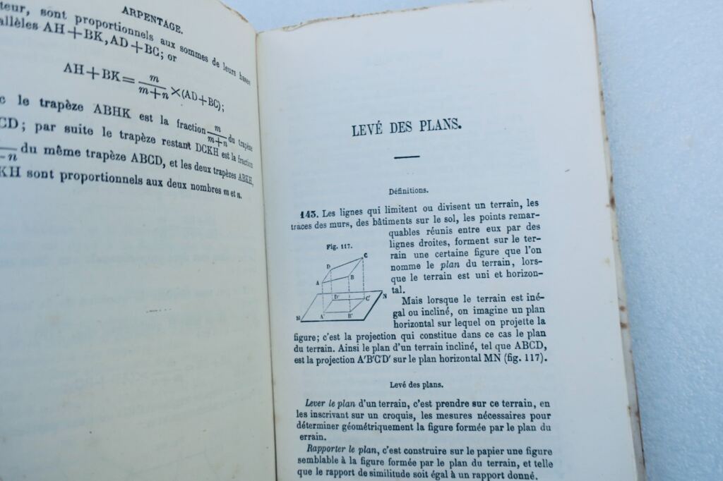 Arpentage, levé des plans et nivellement 1880