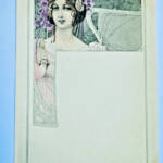 art nouveau jeune femme 1904