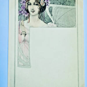 art nouveau jeune femme 1904