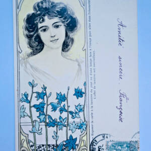 art nouveau jeune femme 1904