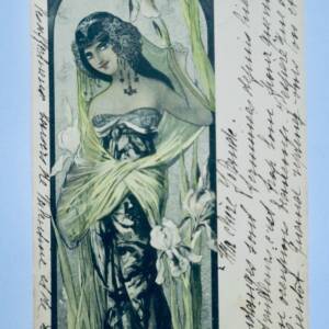 art nouveau jeune femme Mary Golay