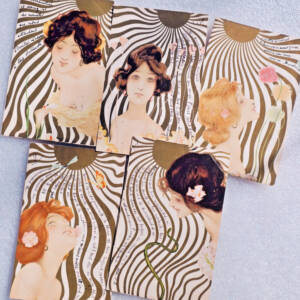 Art nouveau jugendstil 5 cartes-postales Moderne Art Raphaël KIRCHNER